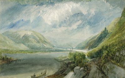 Junction of the Lahn, 1817 by Joseph Mallord William Turner